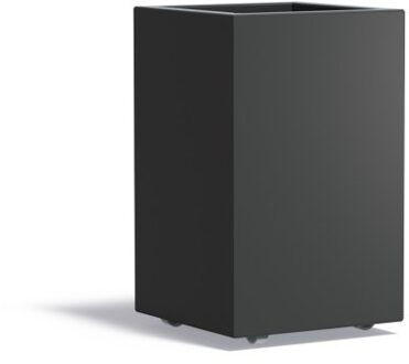 FLORIDA aluminium 50x50x80 cm plantenbak met wielen