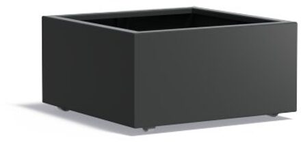 FLORIDA aluminium 80x80x40 cm plantenbak met wielen