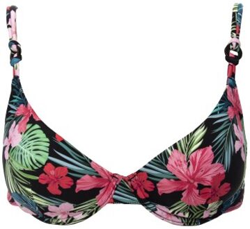 Florida Moulded Bikini Top * Actie * Versch.kleure/Patroon,Zwart - C 70,D 70,E 70