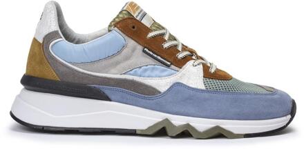 Floris van Bommel Blauw Combi Sneakers Floris van Bommel , Multicolor , Heren - 44 EU