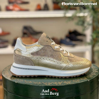 Floris van Bommel Damesschoenen sneakers Goud - 39,5