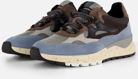 Floris van Bommel de Treener Sneakers blauw Suede - 42,43,44,45