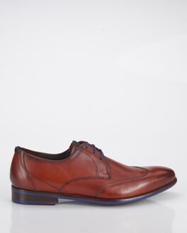 Floris van Bommel Heren Nette schoenen 18133 - Cognac - Maat 43+