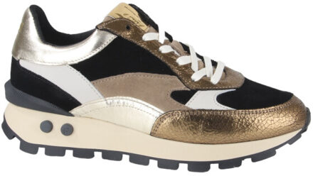 Floris van Bommel Sfw-10098-91-01 dames sneakers Zilver - 37