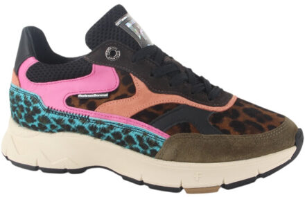 Floris van Bommel Sfw-10133-20-01 dames sneakers Bruin - 38