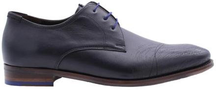 Floris van Bommel Veterschoen Floris van Bommel , Blauw , Heren - 41 Eu,42 Eu,44 Eu,40 Eu,44 1/2 Eu,41 1/2 Eu,42 1/2 Eu,43 EU