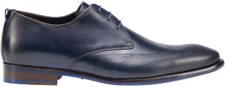 Floris van Bommel Veterschoenen blauw - Maat 41.5