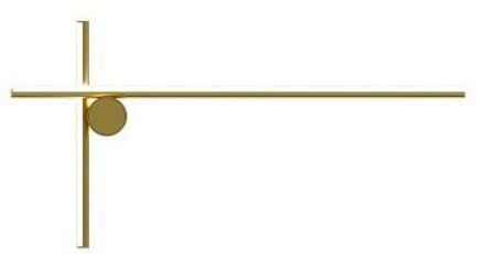 FLOS Coordinates W2 Wandlamp - Champagne