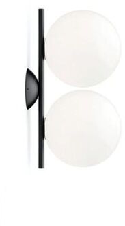 FLOS IC C/W1 Double Wandlamp - Zwart