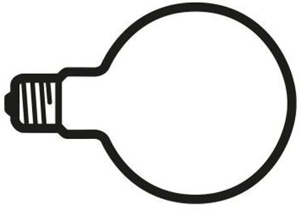 FLOS Lichtbron LED Global Lamp E27 3W 2500K Dimmable (Set 120pcs) Transparant