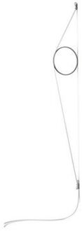 FLOS WireRing Wandlamp - Wit - Grijs