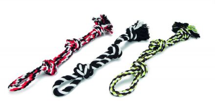 flossytouw assorti kleuren. 3 knopen. 50 cm