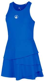 Flounce Jurk Dames blauw - L