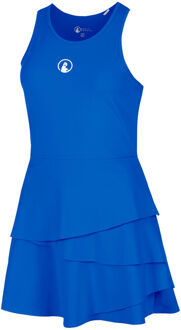 Flounce Jurk Dames blauw - S