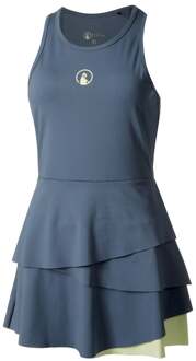 Flounce Jurk Dames blauw - XL