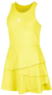 Flounce Jurk Dames geel - XXL