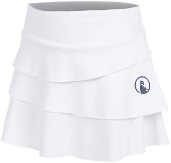 Flounce Rok Meisjes-wit - 164