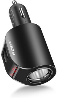Floveme Dual Usb Autolader Digitale Display Gps Adapter Voor Xiaomi Redmi Note 7 3.1A Quick Auto-Oplader Voor iphone 8 7 Laders