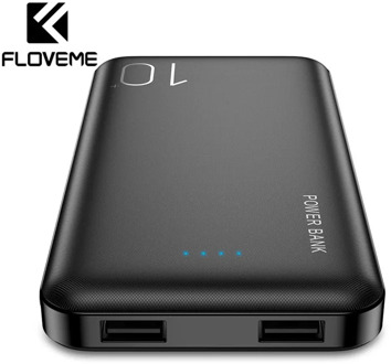 FLOVEME Power Bank 10000mAh For iPhone Xiaomi Powerbank External Battery Pack Portable Charger Mi Powerbank Poverbank Power Bank