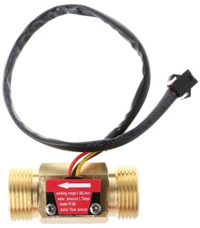 Flow Sensor G3/4 "DN20 Koper Hall Effect Liquid Water Flow Sensor Switch Flow Meter