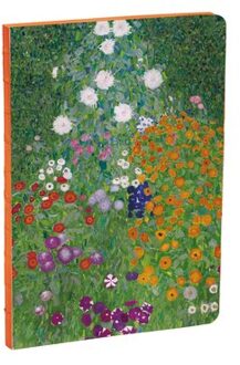 Flower Garden By Gustav Klimt A5 Notebook - A5 Notebook - Gustav Klimt