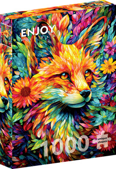 Flower Garden Fox Puzzel (1000 stukjes)