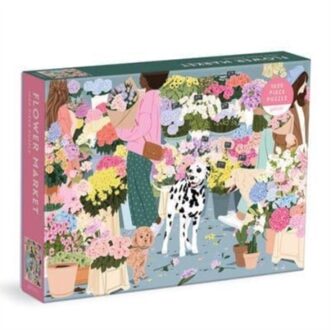 Flower Market 1000 Piece Puzzle -  Galison (ISBN: 9780735372887)