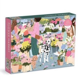 Flower Market 1000 Piece Puzzle - Galison