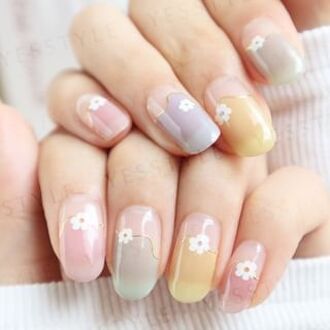 Flower Of Radiant Dreams Nail Art Stickers 24 pcs