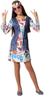 Flower Power Jurkje Kind Rohini Multikleur - Print