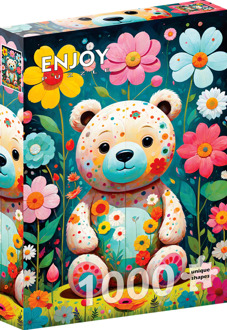 Flower Teddy Bear Puzzel (1000 stukjes)