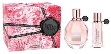 Flowerbomb V&r 2 Pcs Set: 3.4 Eau De Parfum Spray + 20 Ml Eau De Parfum Spray (travel Set)