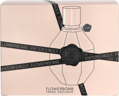 Flowerbomb V&r 2 Pcs Set: 3.4 Eau De Parfum Spray + 20 Ml Eau De Parfum Spray (travel Set)