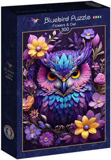 Flowers & Owl Puzzel (300 stukjes)