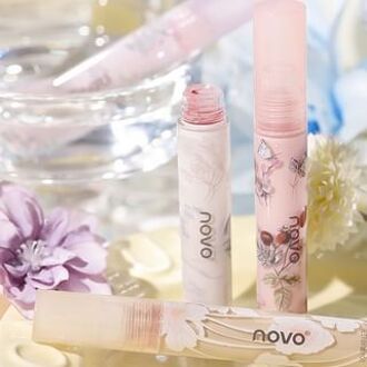 Flowers Series Mirror Lip Glaze - 4 Colours 22# - 2.5g