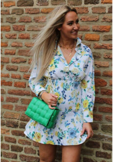 Flowery jurk - maat 34 Veelkleurig