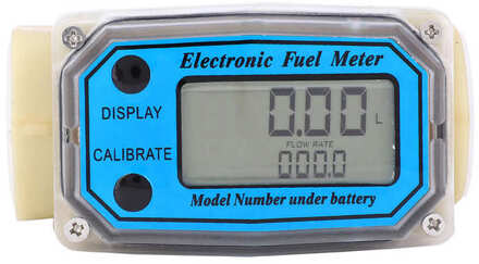 Flowmeter Mini Digitale Turbine Flowmeter Diesel Fuel Flow Meter 15-120L/Min 1 Npt Water Flow Meter Benzine Meten Toegang