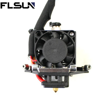 FLSUN 3D Printer Parts 1.75mm Filament with V6 heat-end with 0.4mm Brass Nozzle 24V Cooling Fan effector For Q5