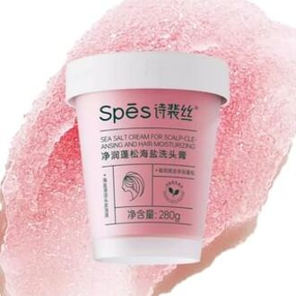 Fluffing Moisturizing Sea Salt Shampoo #Pink - 280g