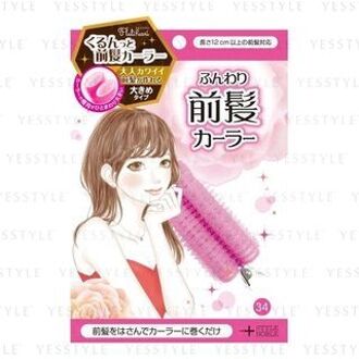 Flulifuari 34 Soft Hair Bangs Curler Pink 1 pc