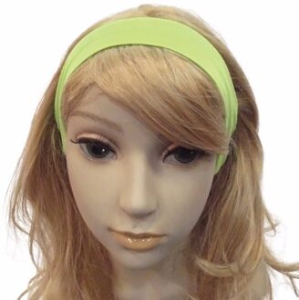 Fluor groene haarband