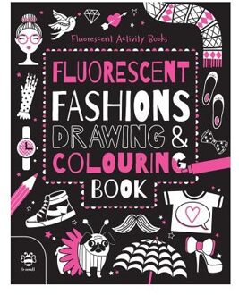 Fluorescent Fashions Drawing & Colouring Book - Vicky Barker