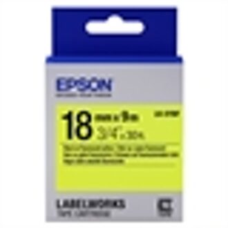 Fluorescent Tape - LK-5YBF Fluor Blk/Yell 18/9