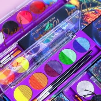 Fluorescent UV Body Painting Palette - 2 Types 01# - 11g