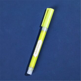 Fluorescerende Markeerstift Markers Pastel Tekening Pen Voor Student School Kantoorbenodigdheden Leuke Briefpapier geel
