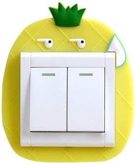 Fluorescerende Stickers Voor Slaapkamer Kinderkamer Dubbele Schakelaar Beschermhoes Lichtgevende Schakelaar Aan De Muur Lichtgevende Sticker # P30