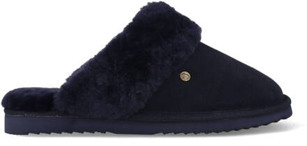 Flurry Suede Dames Pantoffels - Dark navy - Maat 36