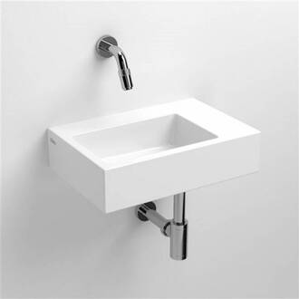 Flush 2 Fontein zonder kraangat 36x24,5 cm Wit