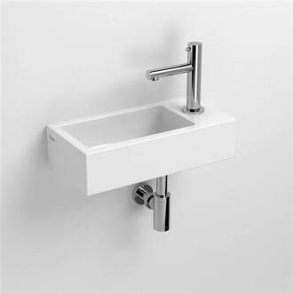 Flush 3 Fontein met kraangat 36x18x9 cm Wit