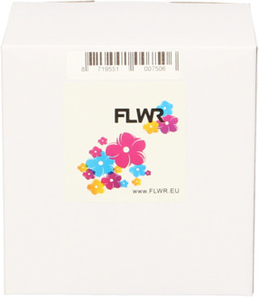 FLWR Brother DK-11202 62 mm x 100 mm wit labels